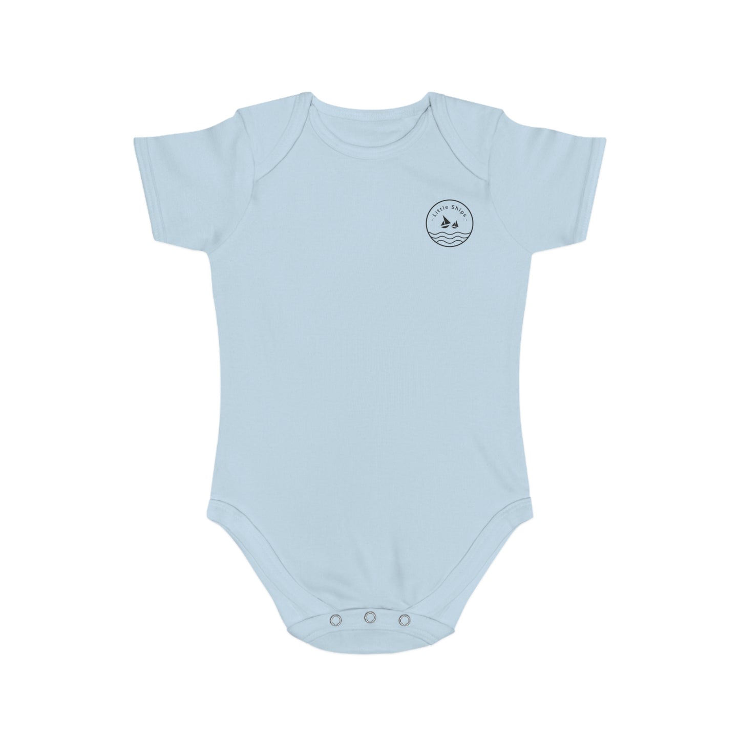 Little Ships Short Sleeve Baby Bodysuit 3 COLOURS