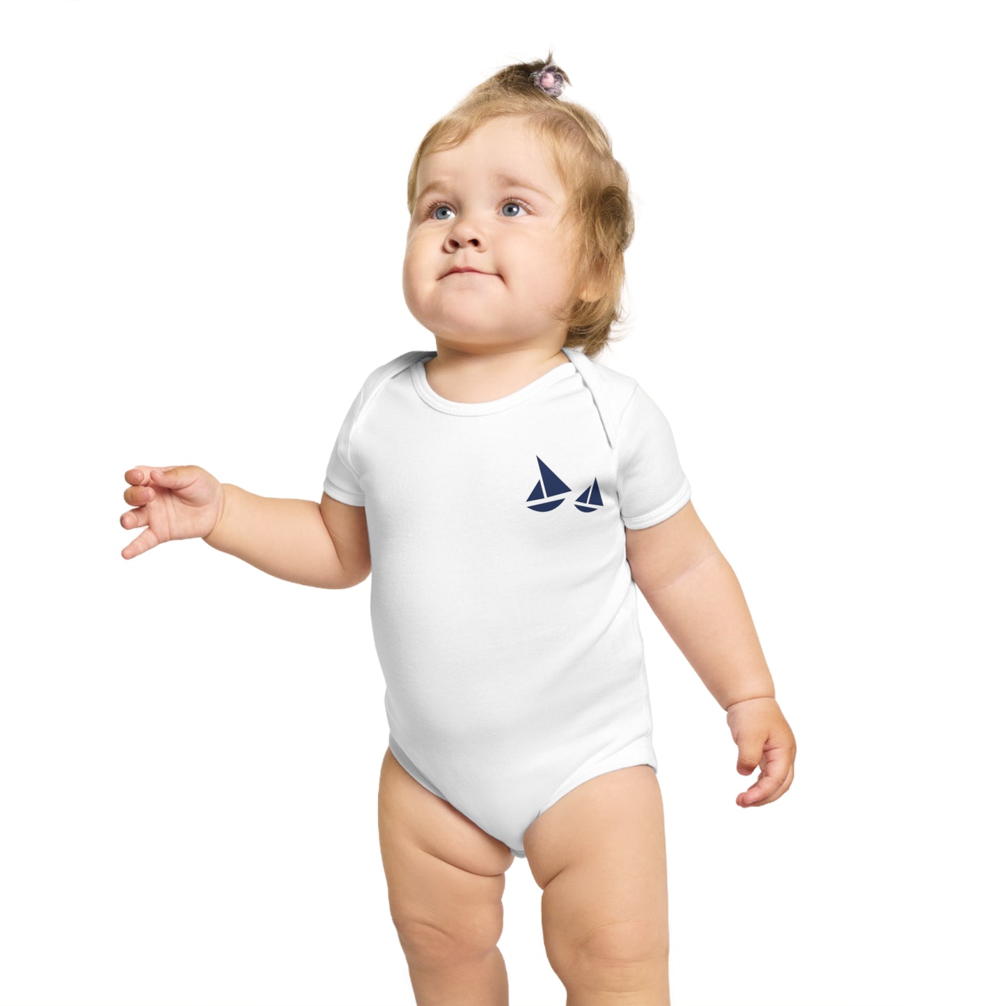 Little Ships Short Sleeve Mini Boats Baby Bodysuit 3 COLOURS