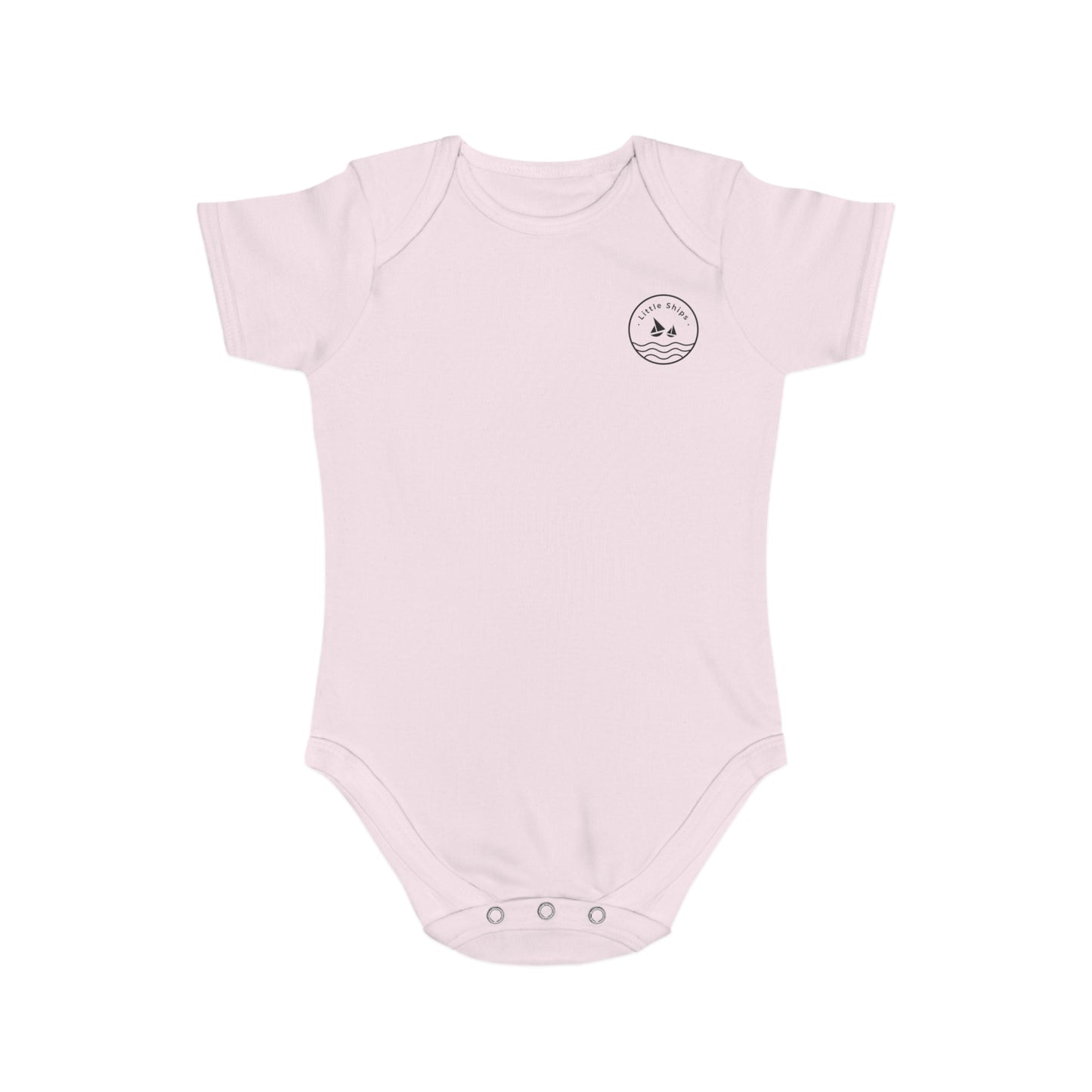 Little Ships Short Sleeve Baby Bodysuit 3 COLOURS